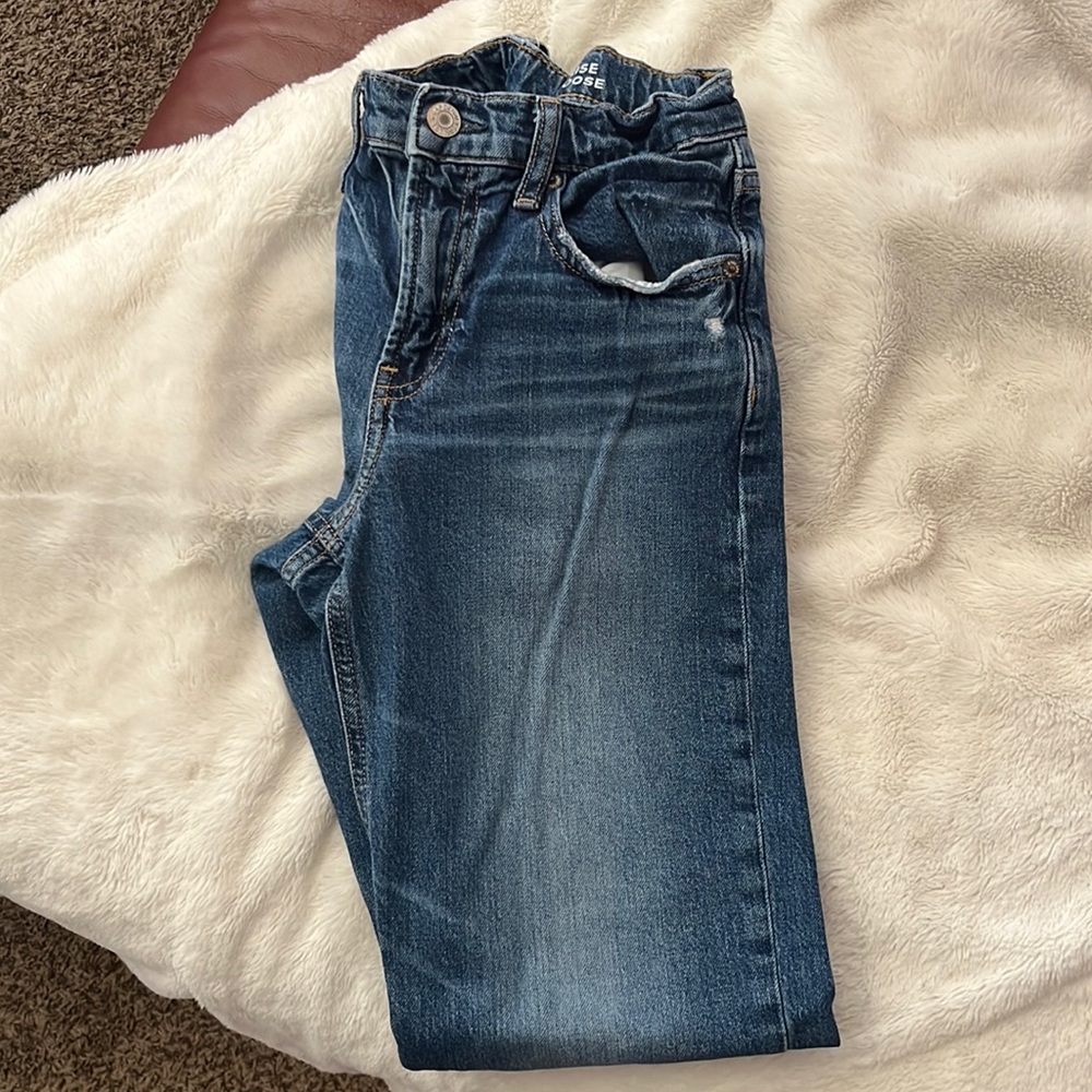 Gap kids 90s high rise loose jeans size 12